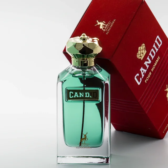 کندید پور هوم الحمبرا-Candid Pour Homme Maison Alhambra EDP 100ML-جعبه تکیه داده به شیشه عطر