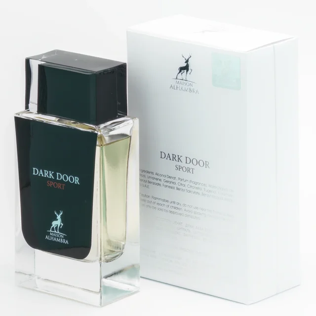 Dark Door Sport Maison Alhambra EDP 100ML - شیشه و جعبه عطر  و هولوگرام اصالت کالا