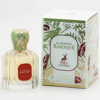 لا رژ باروک-La Rouge Baroque Maison Alhambra EDP 100ML-شیشه و جعبه عطر