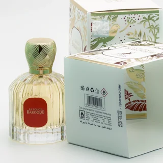 لا رژ باروک-La Rouge Baroque Maison Alhambra-شیشه و جعبه و کاور جعبه عطر-بارکد و بج کد کالا