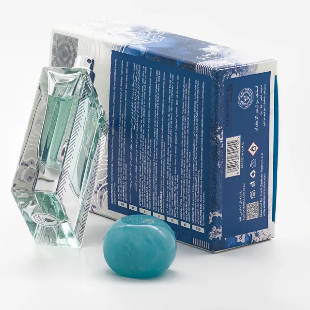 Marina Ard Al Zaafaran EDP 50ML - شیشه و جعبه و درب عطر - بارکد و بج کد