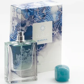 Marina Ard Al Zaafaran EDP 50ML - شیشه و جعبه و درب عطر