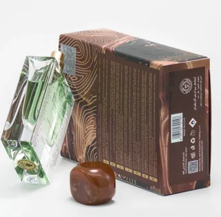 Marina Deep & Dark Ard Al Zaafaran EDP 50ML - شیشه و جعبه و درب عطر - بارکد و بج کد