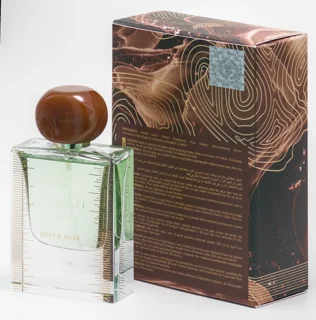 Marina Deep & Dark Ard Al Zaafaran EDP 50ML - شیشه و جعبه عطر از پشت - هولوگرام اصالت کالا
