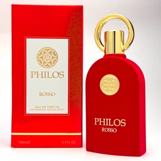 Philos Rosso Maison Alhambra EDP 100ML - فیلوس رو سو الحمبرا -  بطری و جعبه عطر